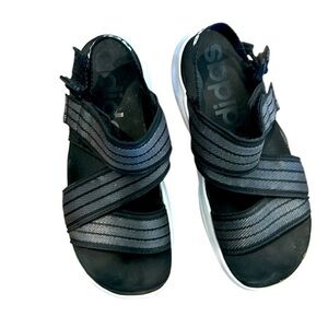 Adidas Platform Slide Sling Sandals Womens 7